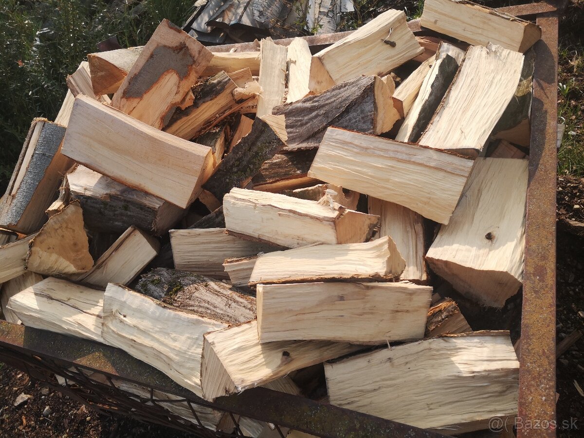 Palivové drevo BUK - štiepané, dĺžka 33 cm - 2