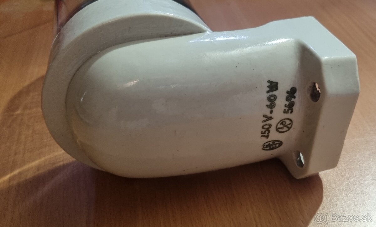 Predám sklo porcelánovu vonkajšiu lampu - 2