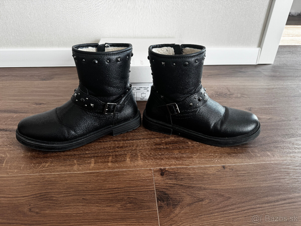 Dievčenské čižmy Geox, teplé, 34, s dopor. poštou - 2