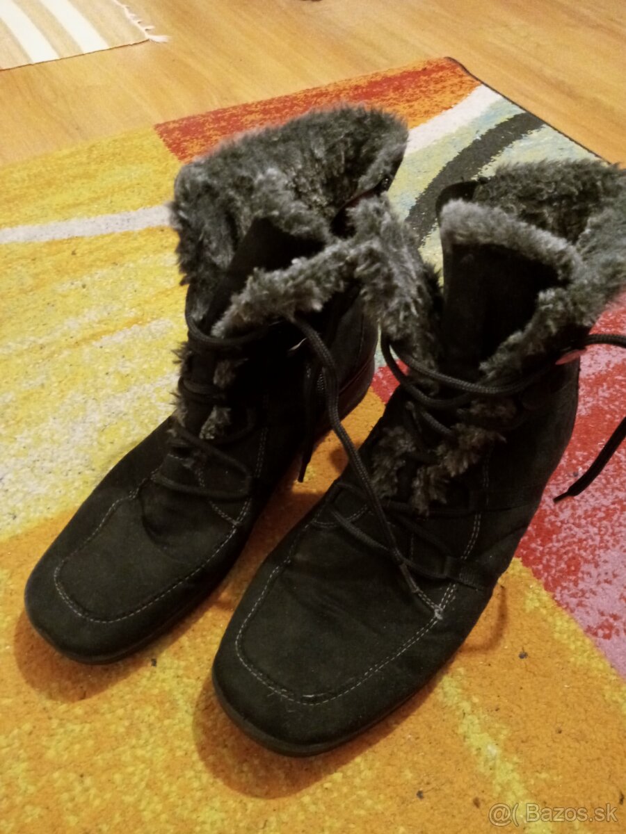 ARA dámske kožene zimné čižmy - 2