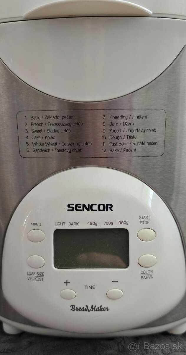 Pekáreň na chleba SENCOR Bread Maker SBR 1032SS - 2