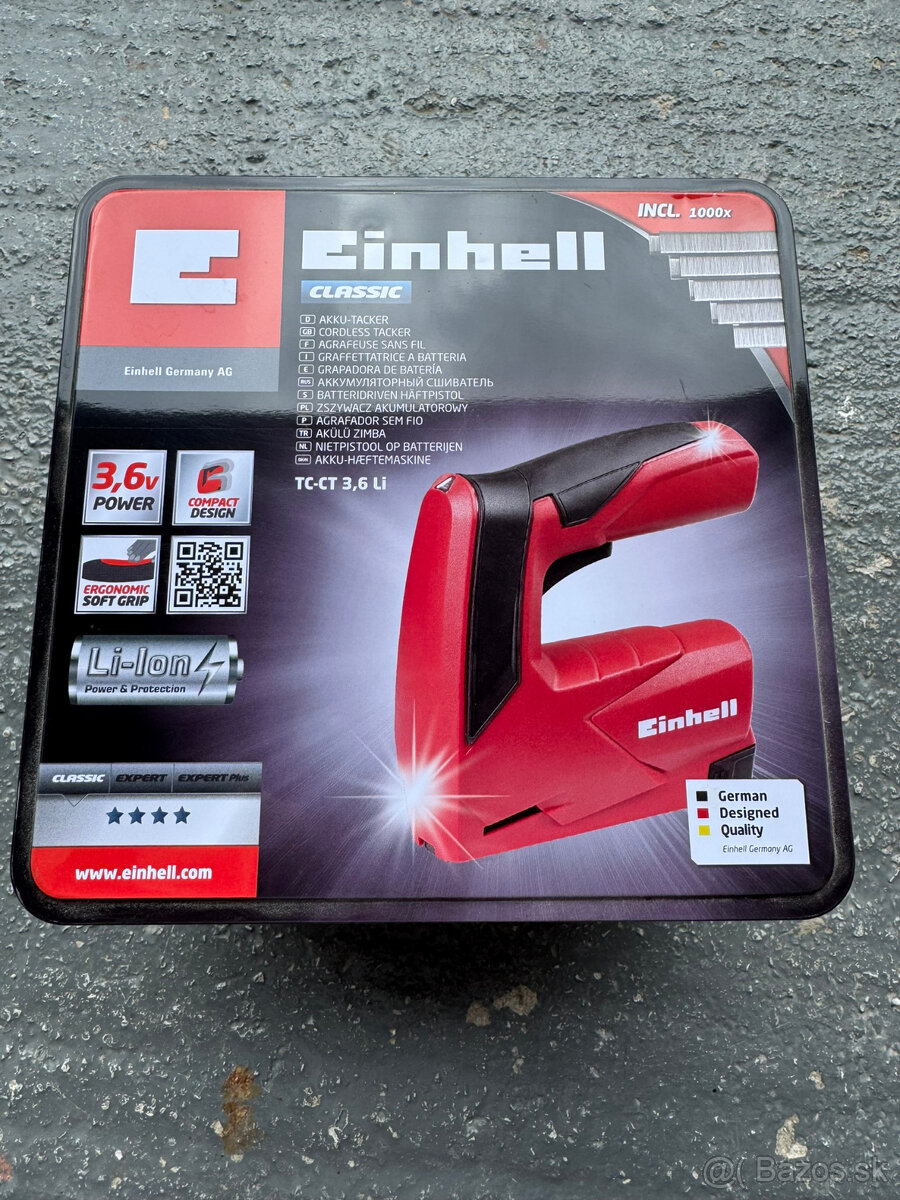 P: aku skrutkovač + aku sponkovačka - 2