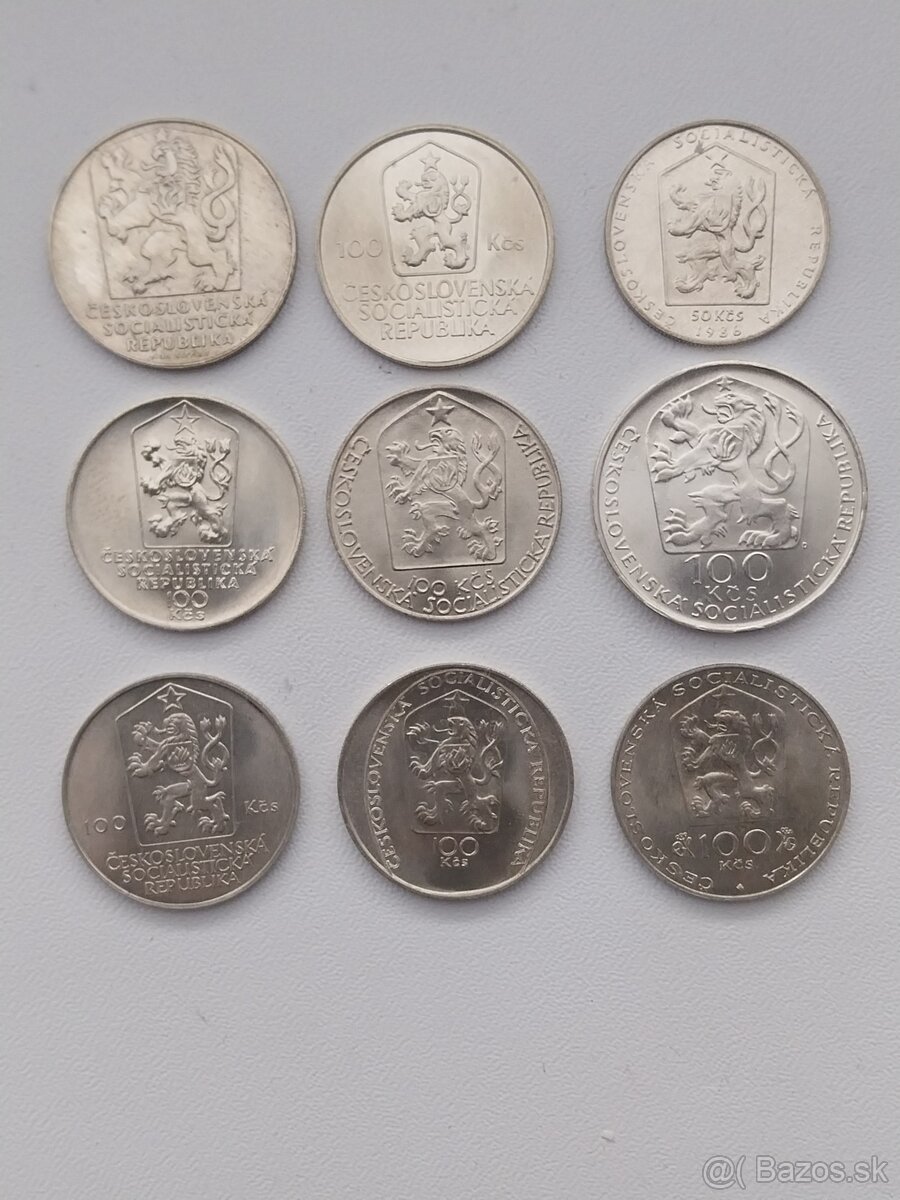 Československe strieborne mince - 2