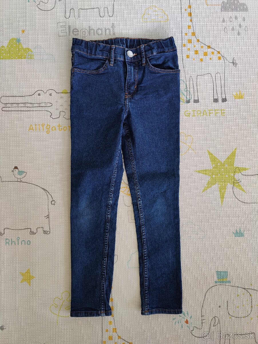 Dievčenské H&M rifle, veľkosť 134 - 2