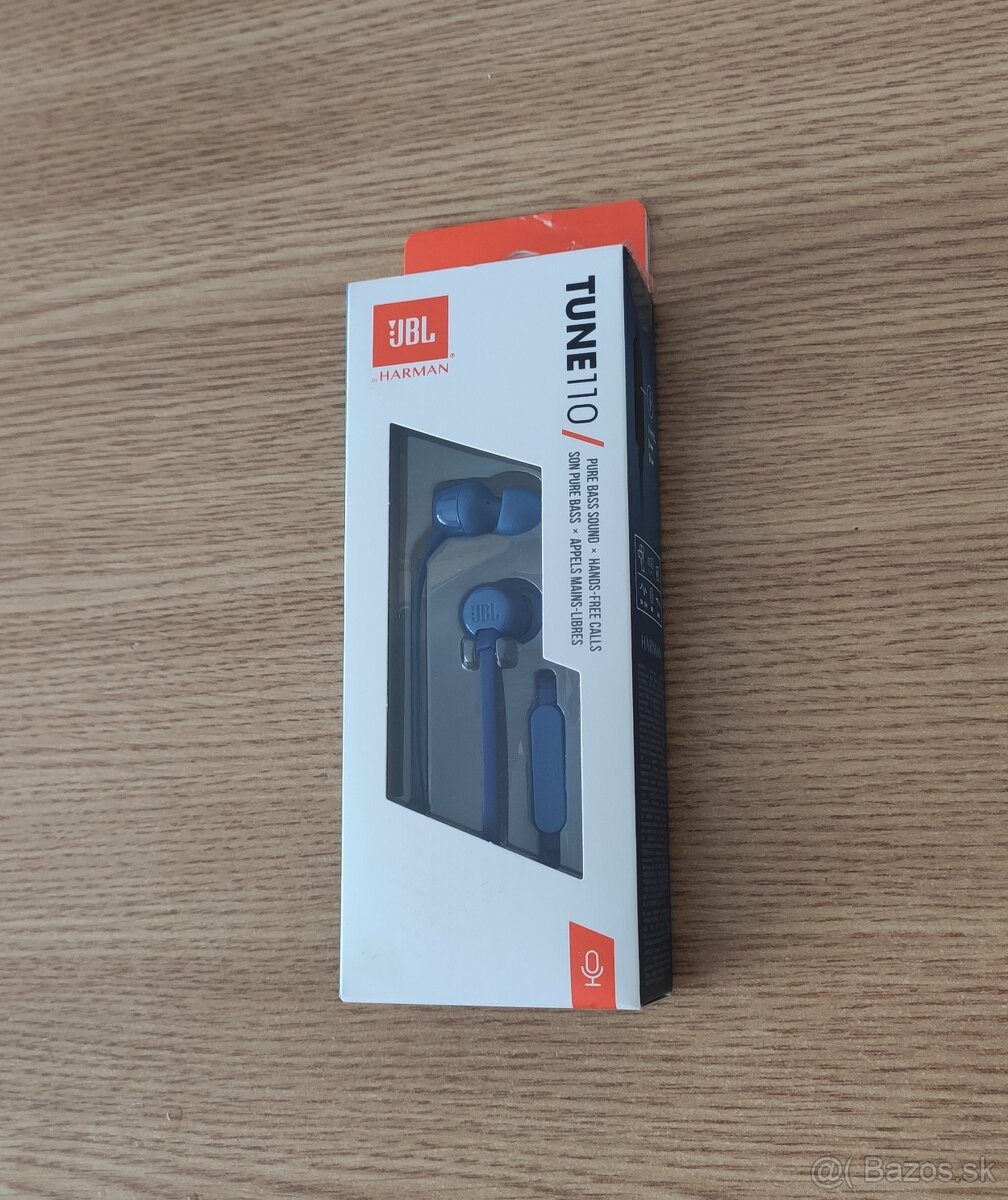 Slúchadlá JBL TUNE 110 modré - 2