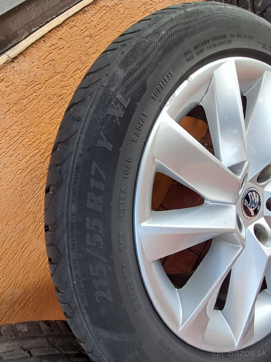 Predám originál disky 215/55 R17 - 2