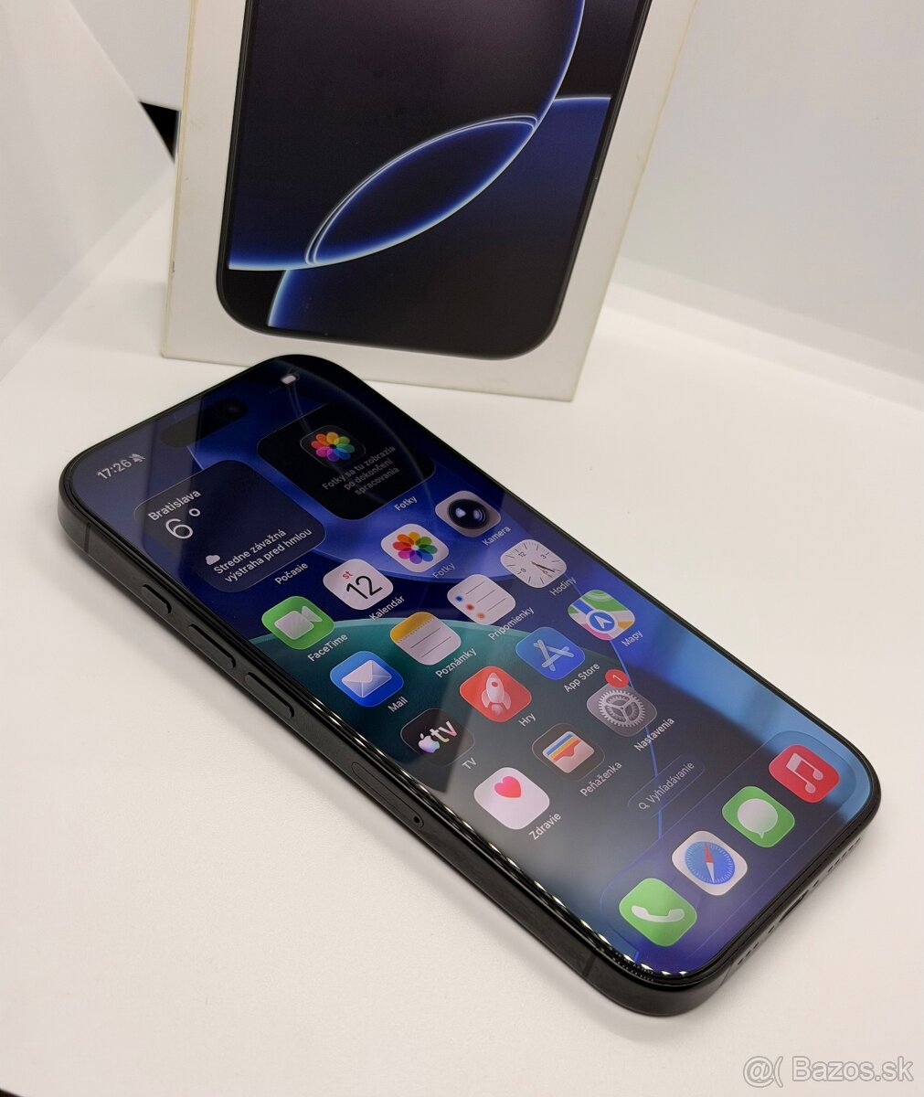 Apple iPhone 16 Pro 128GB Čierny Titán - 2