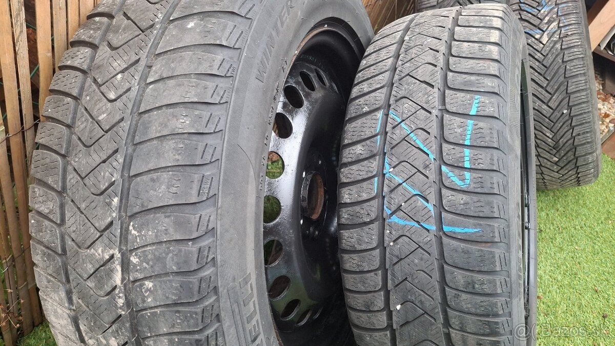 Plechové disky + zimné gumy - 2