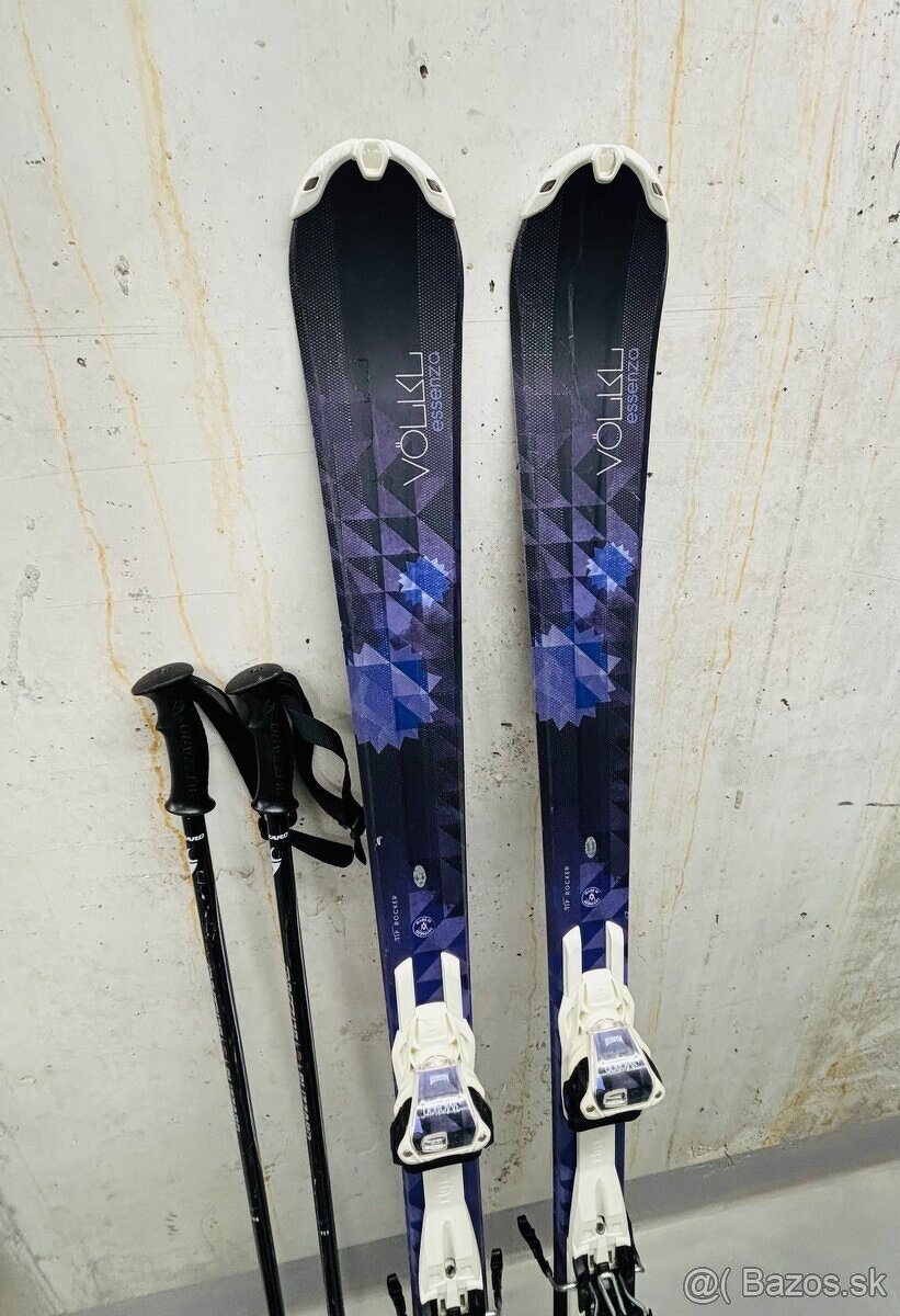 Lyže Volkl Essenza 153cm + Lyžiarky Head + lyžiarske palice - 2