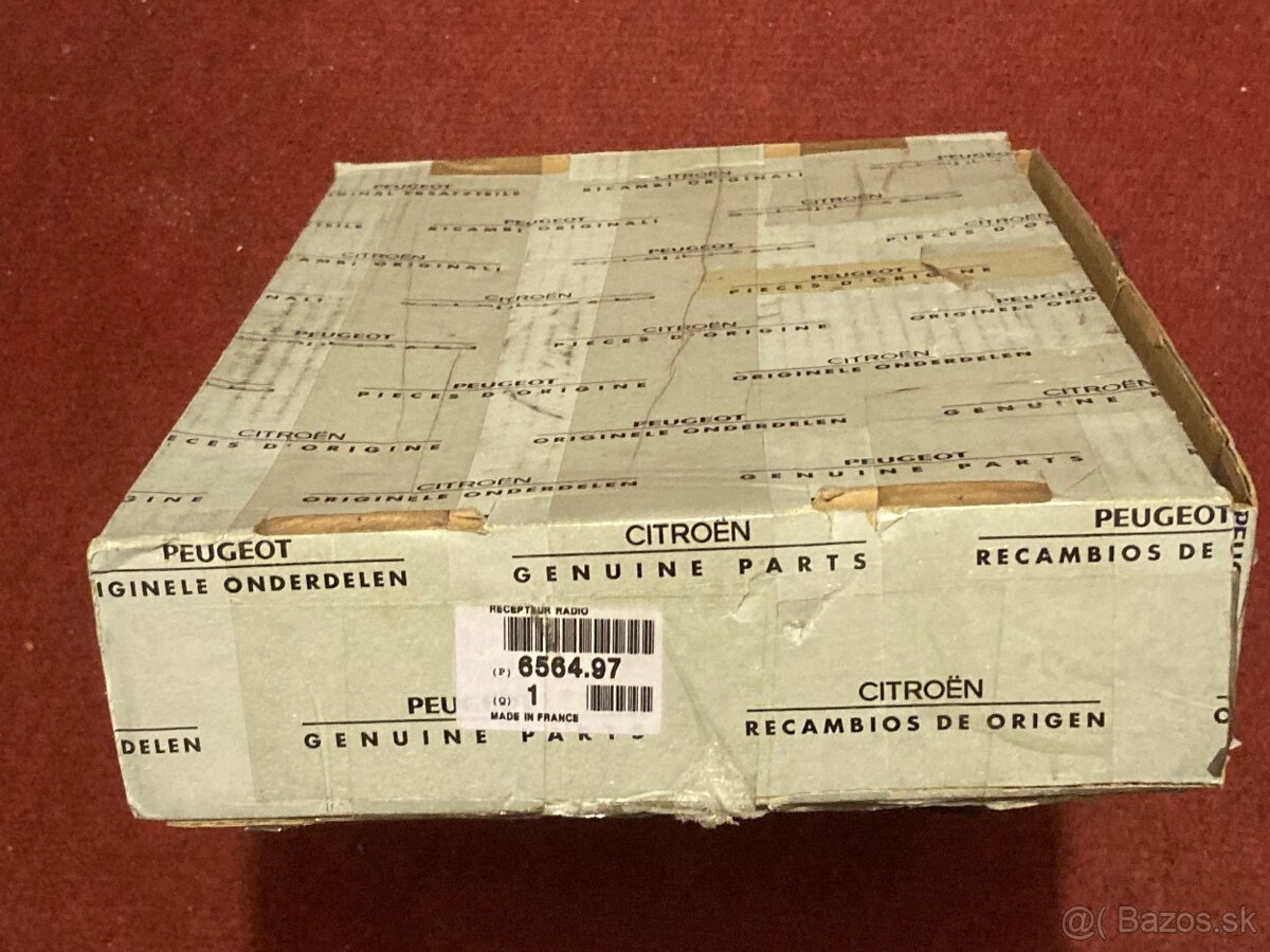 Autorádio s CD prehrávač, Peugeot 206, obj.c. 6564 97 - 2