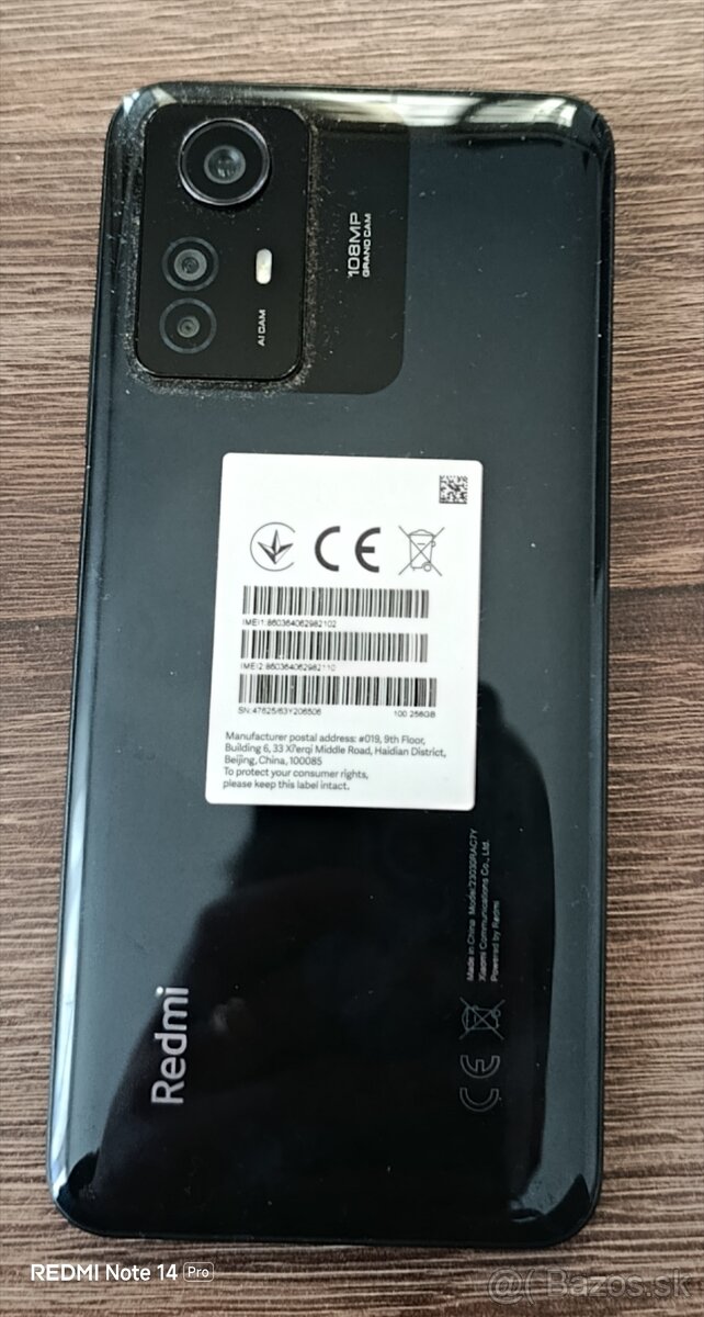 Predám mobilný telefón Xiaomı redmi note 12S - 2