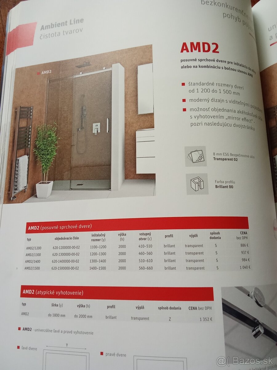 Sprchovací kút AMD2 - 2