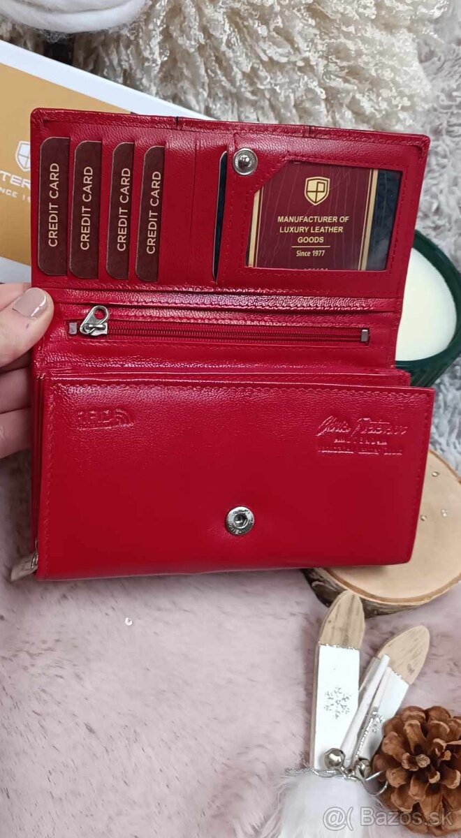 ♦️ červená peňaženka ♦️ - 2