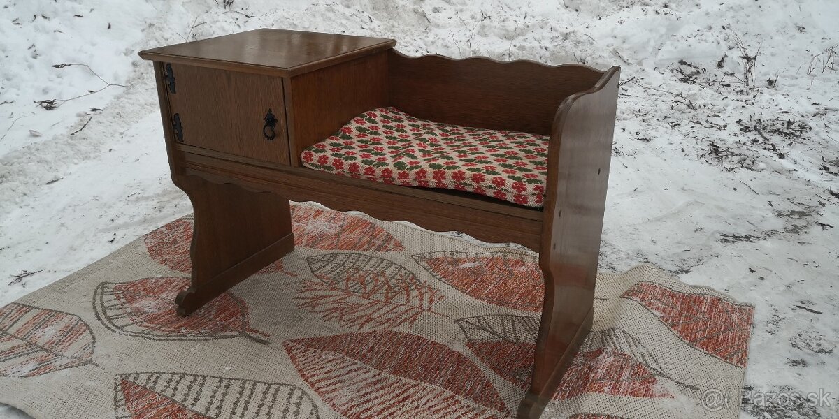 Rustikální telefonní stolek - 2