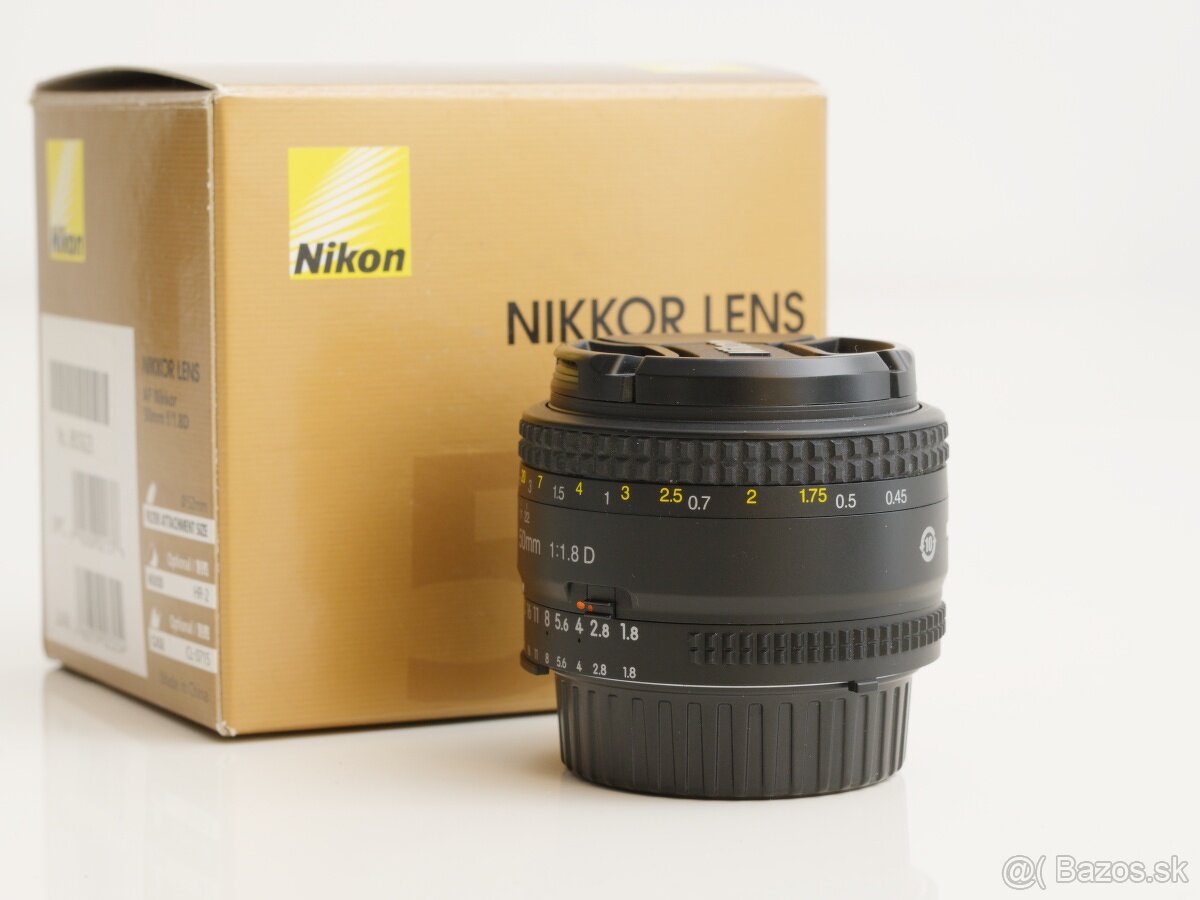 Predám Nikon AF Nikkor 50mm f/1.8D - 2