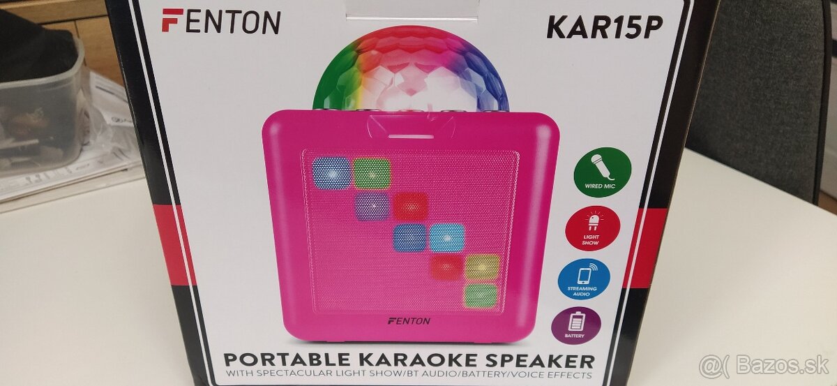 Karaoke reproduktor / Party box / Bluetooth reproduktor - 2