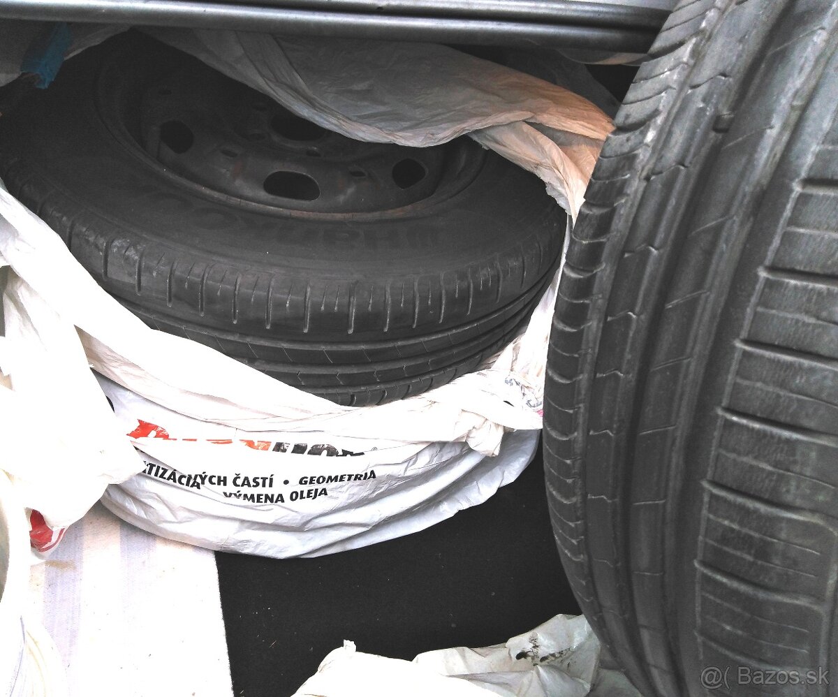 Letné pneumatiky 6,5mm s diskami (3ks)175/70R14 84T +skrutky - 2