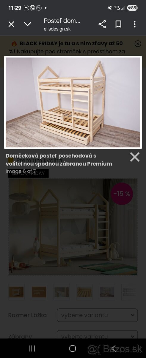 Detska poschodova postel od ELIS DESIGN - 2