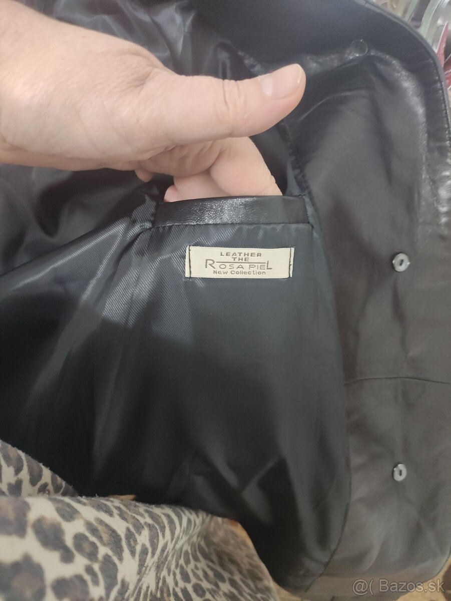 Exkluzívna kožená bunda, veľkosť 54-57 - 2