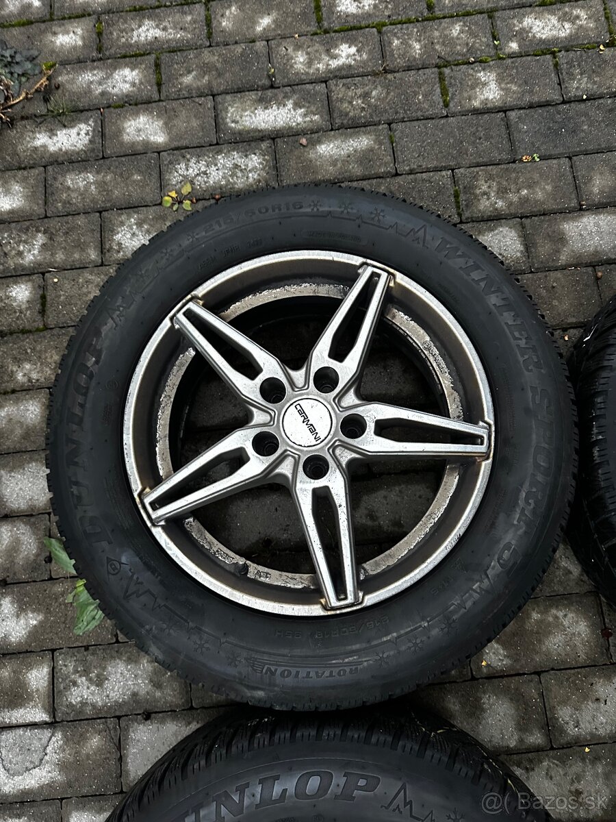 Predám elektrony carmani 5x112 + zimné pneu 215/60 r16 - 2