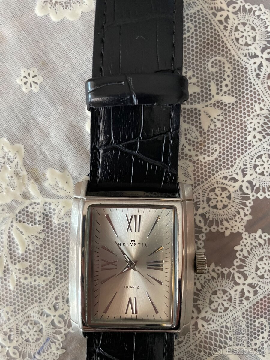 pánske náramkové hodinky hodinky quartz helvetia - 2