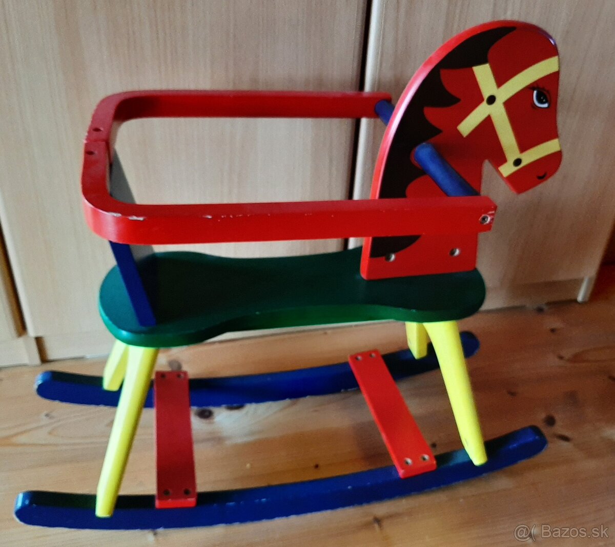 Detský hojdací drevený farebný koník Fillikid - 2