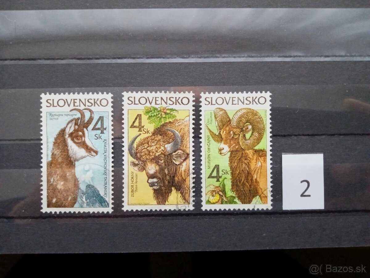 Poštové známky č.485 - SLOVENSKO - 20 ks sérií - 2