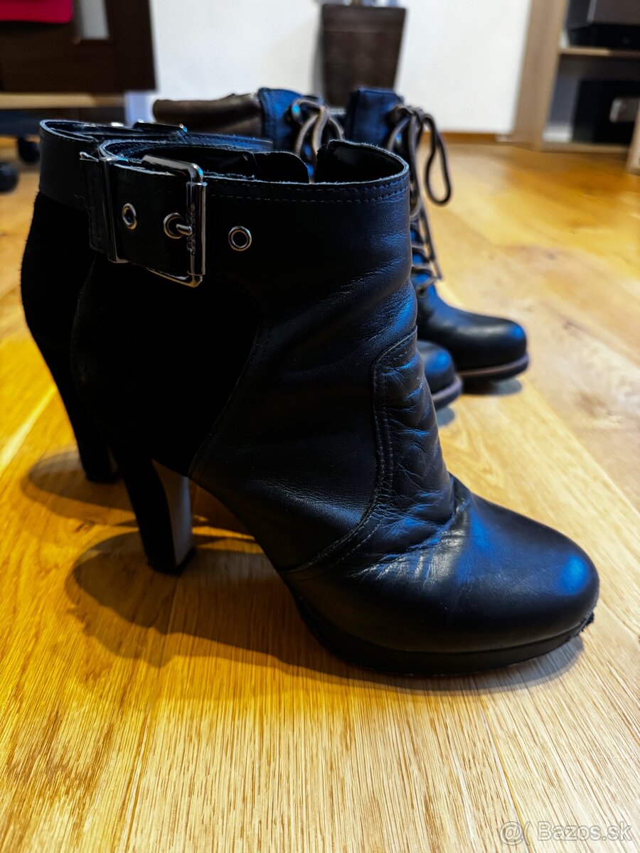 5 párov - členkové čižmy - 2