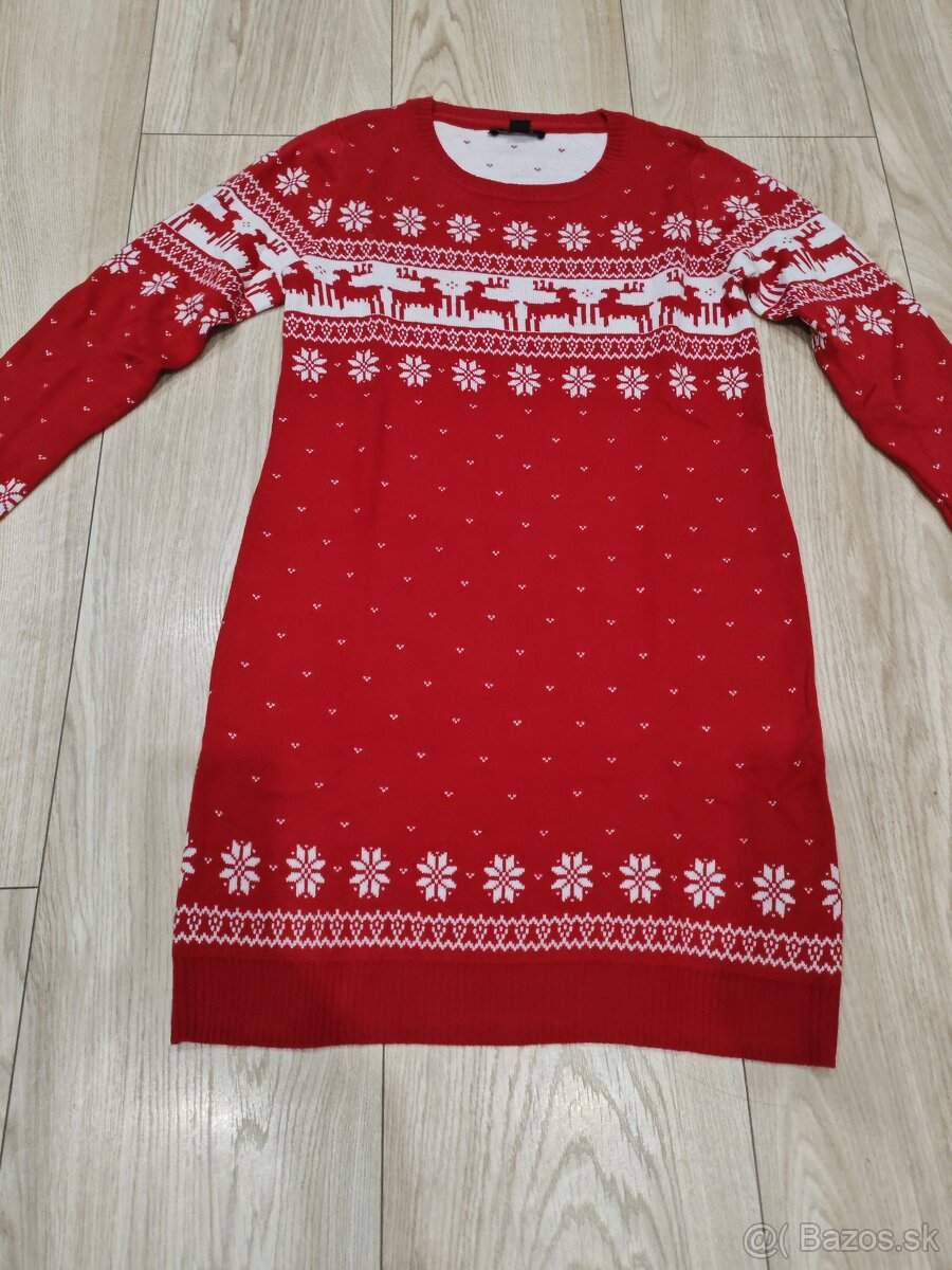 Vianočné šaty, veľkosť S - 2