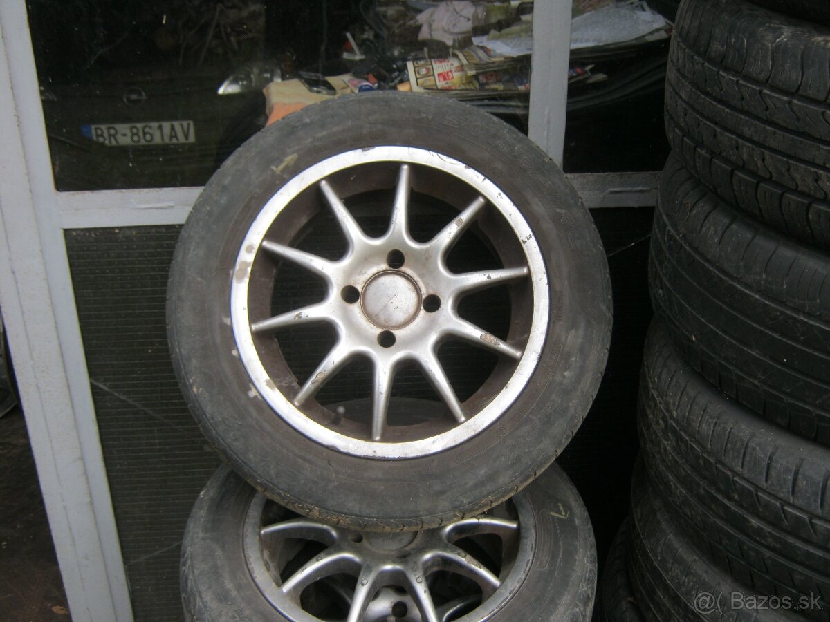 elektrony 4x100/R14 s pneu - 2