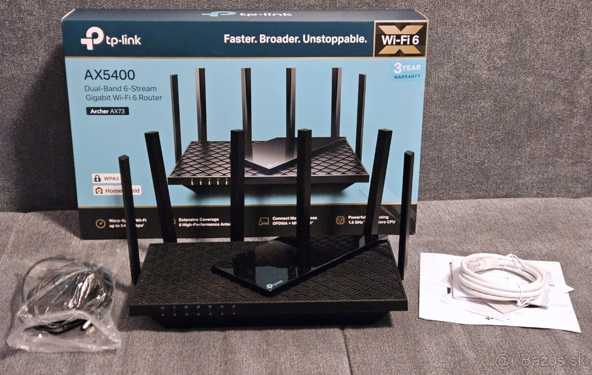 TP-Link Archer AX73 + TP-Link RE300 - 2