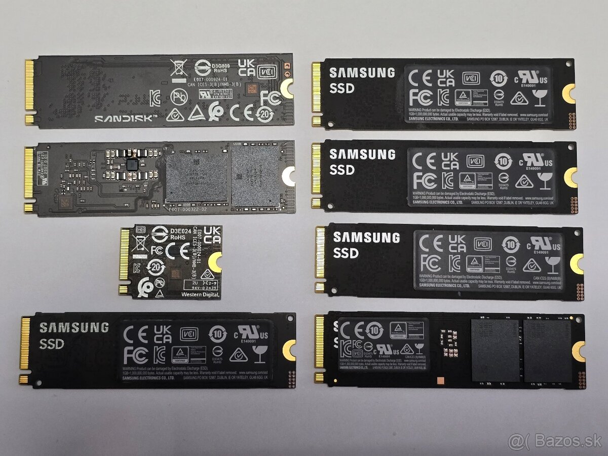 Predám SSD M.2 disky - 2