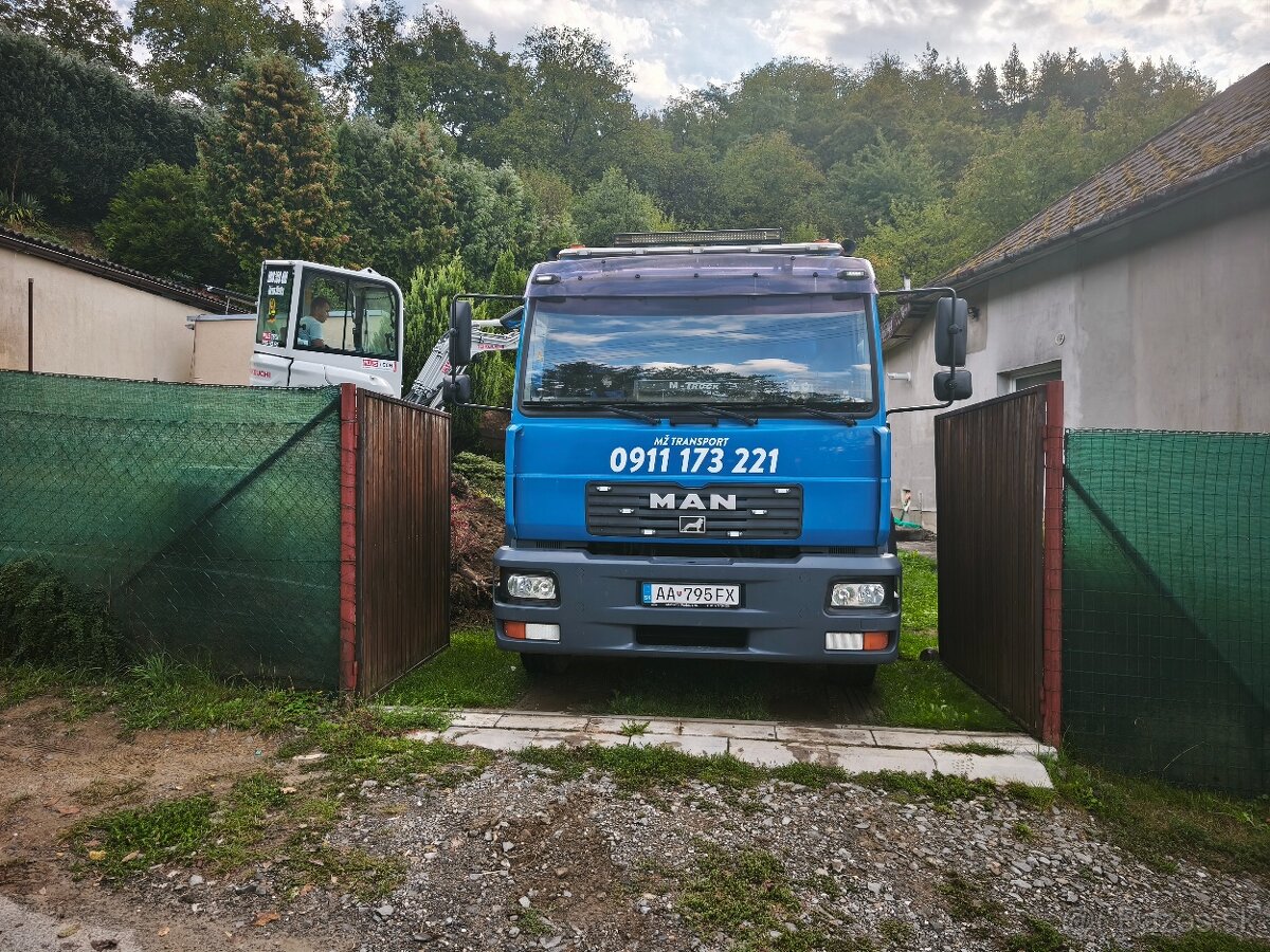 Preprava sypkých materiálov - NOSNOSŤ 8T - 2