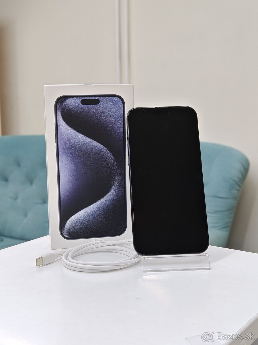 Apple iPhone 15 Pro Max 256GB Blue Titanium | ZÁRUKA 24M - 2