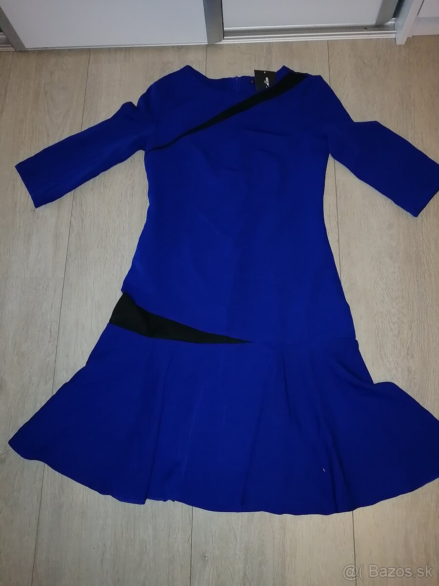 Dámske nové šaty modré - 2
