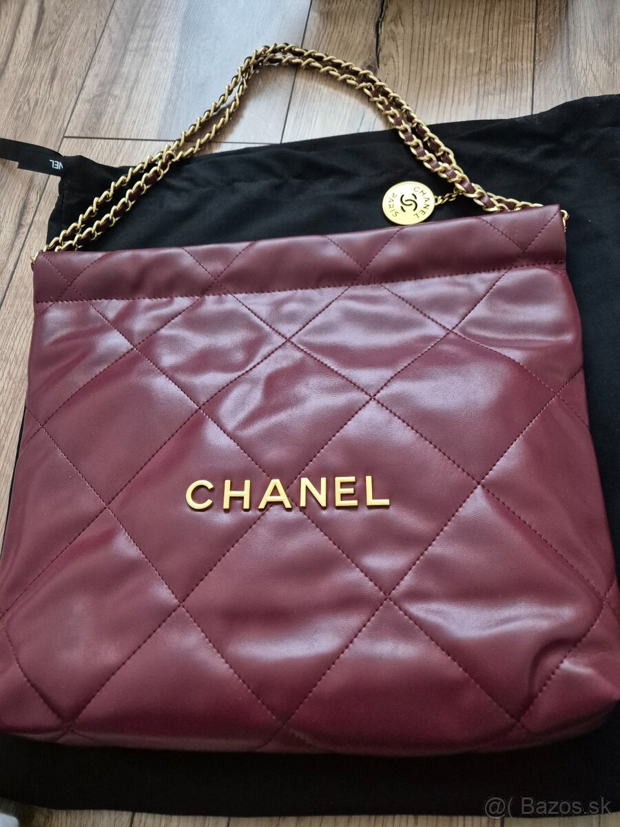 Nová luxusná kabelka Chanel 22 bordoux - 2