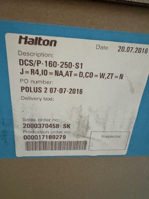 Halton anemostat - 2