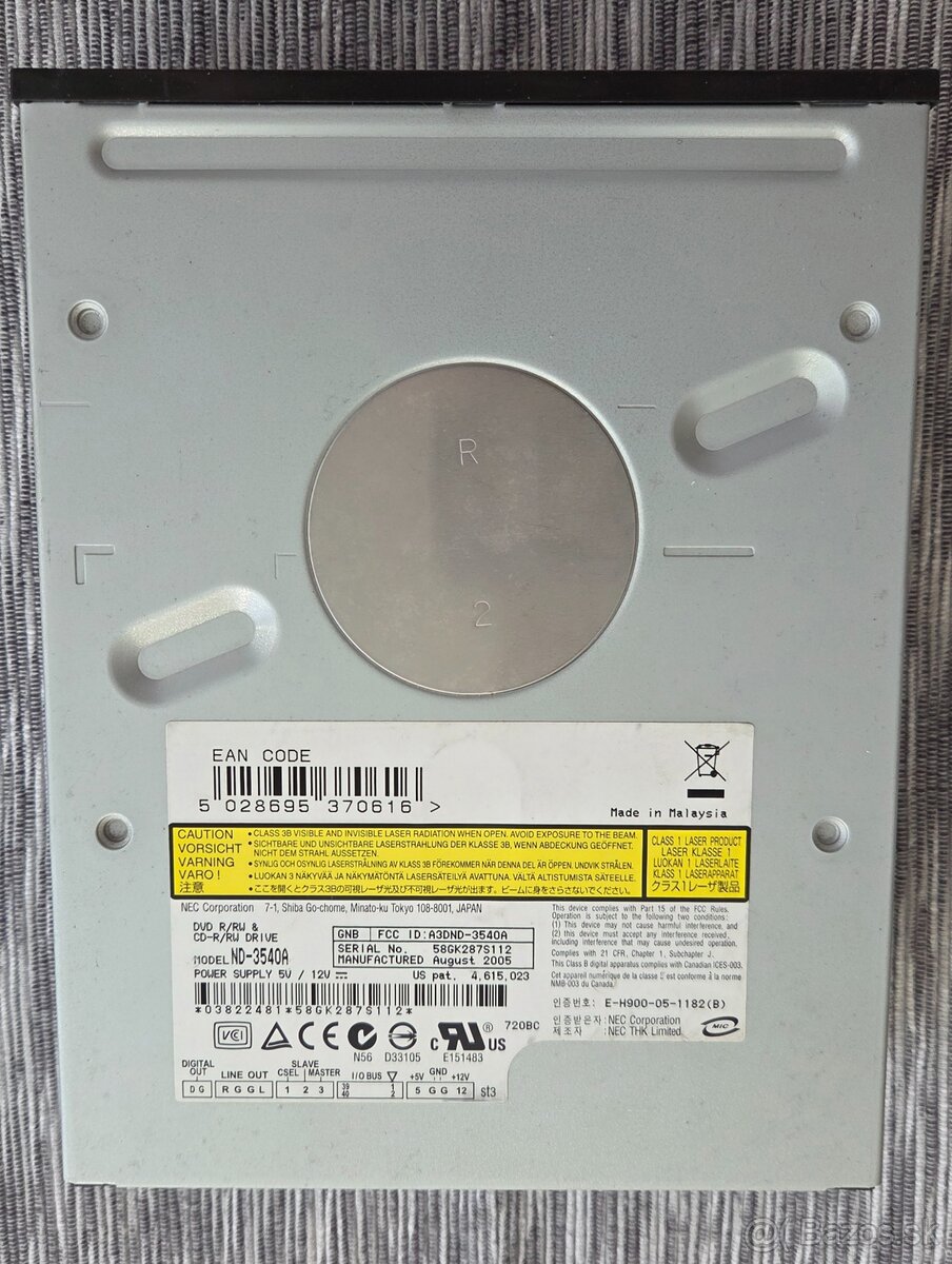 Retro DVD napalovacka NEC IDE - 2