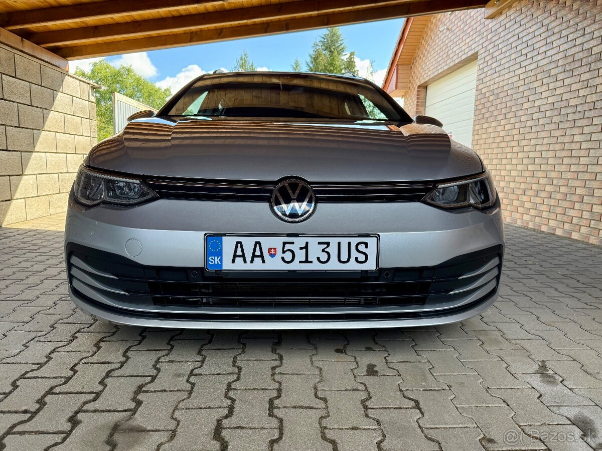 VW Golf 8 Variant 2.0 TDI 85 kW Life DSG 7/2021, 123 875km - 2