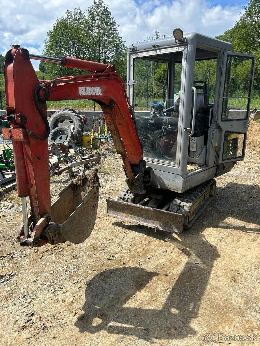 Predám minibager KUBOTA KX-41 - 2