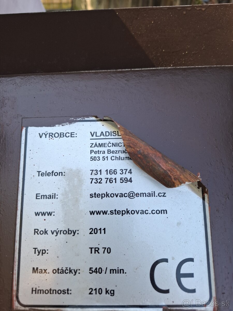 Štiepkovač-špalikovač s dvojitim vrecovanim - 2