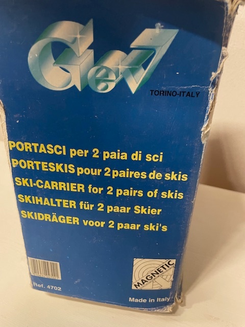 Predám magnetický nosič lyží GEV DUO - 2