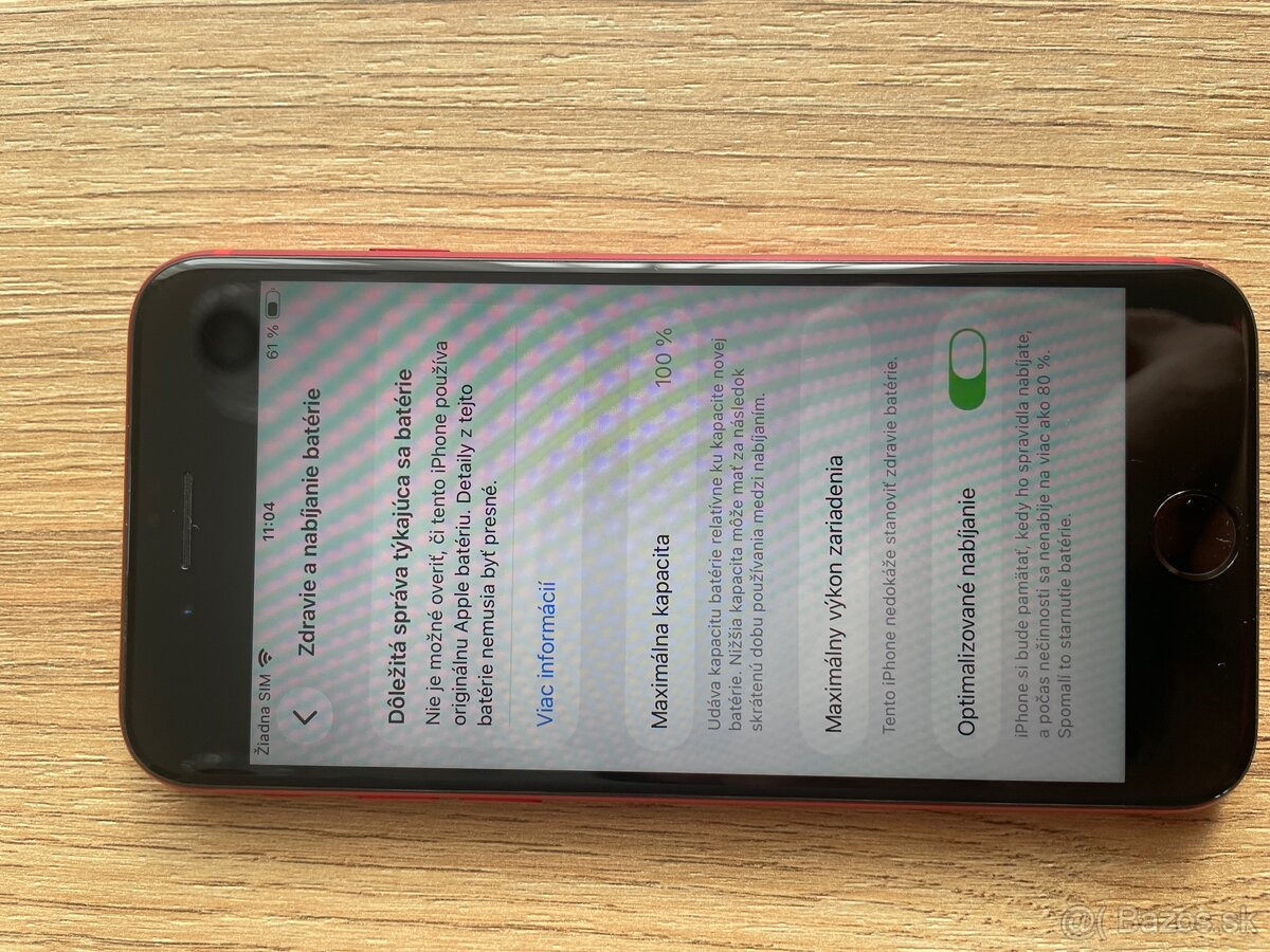 IPHONE SE 2020, AKO NOVÝ, 100% bateria - 2