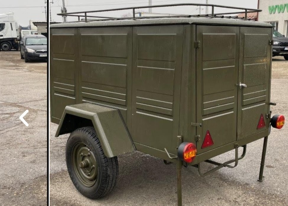 Predám vojenský hasičský prívesný vozik - 2