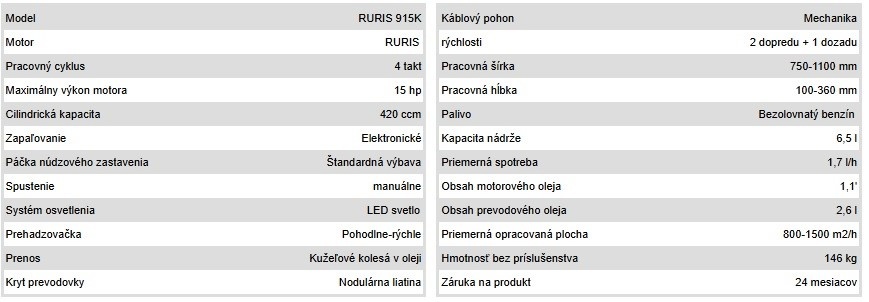PROFESIONALNY KULTIVATOR 15K NOVY - 2