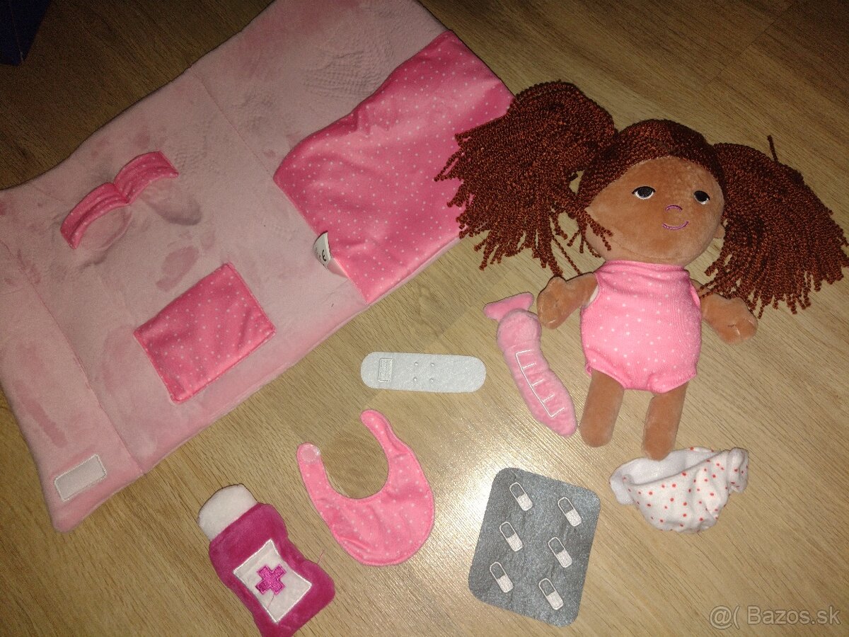 Plyšová bábika s doplnkami - 2