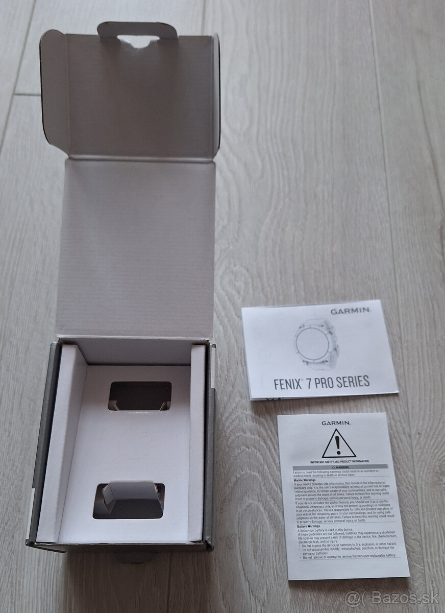 Krabicka z Garmin Fenix 7x Pro Sapphire Solar - 2