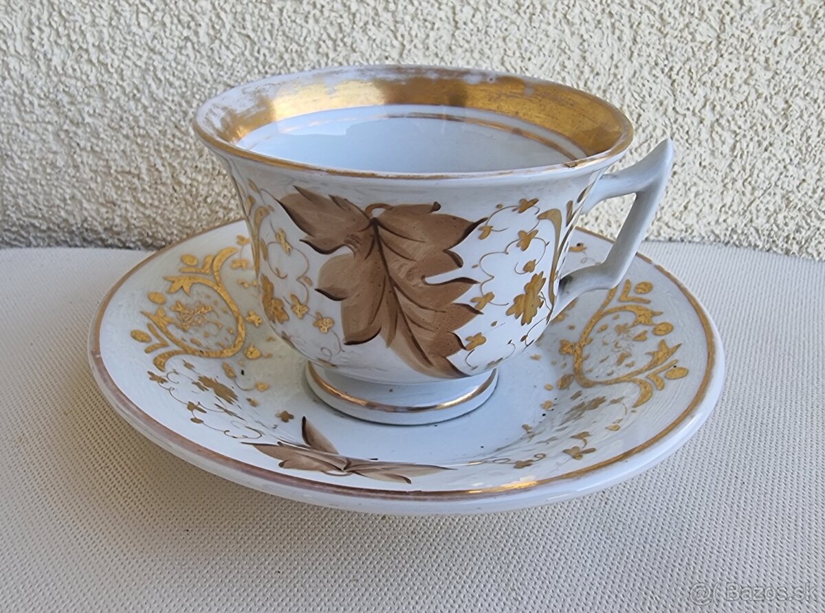Starožitná porcelánová šálka - vyše 160 .ročná - 2