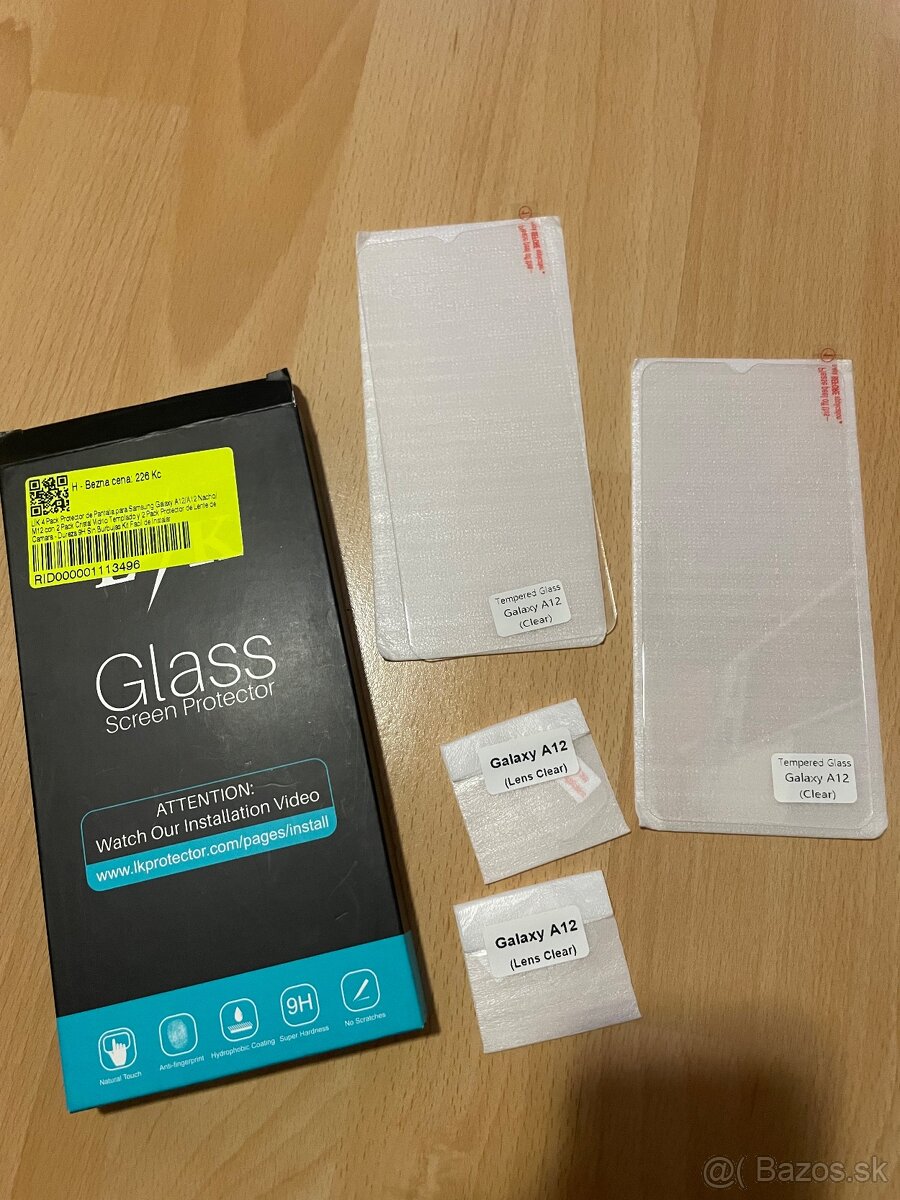 2x tvrdené sklo a 2x Lens na Samsung Galaxy A12/A12 nacho - 2