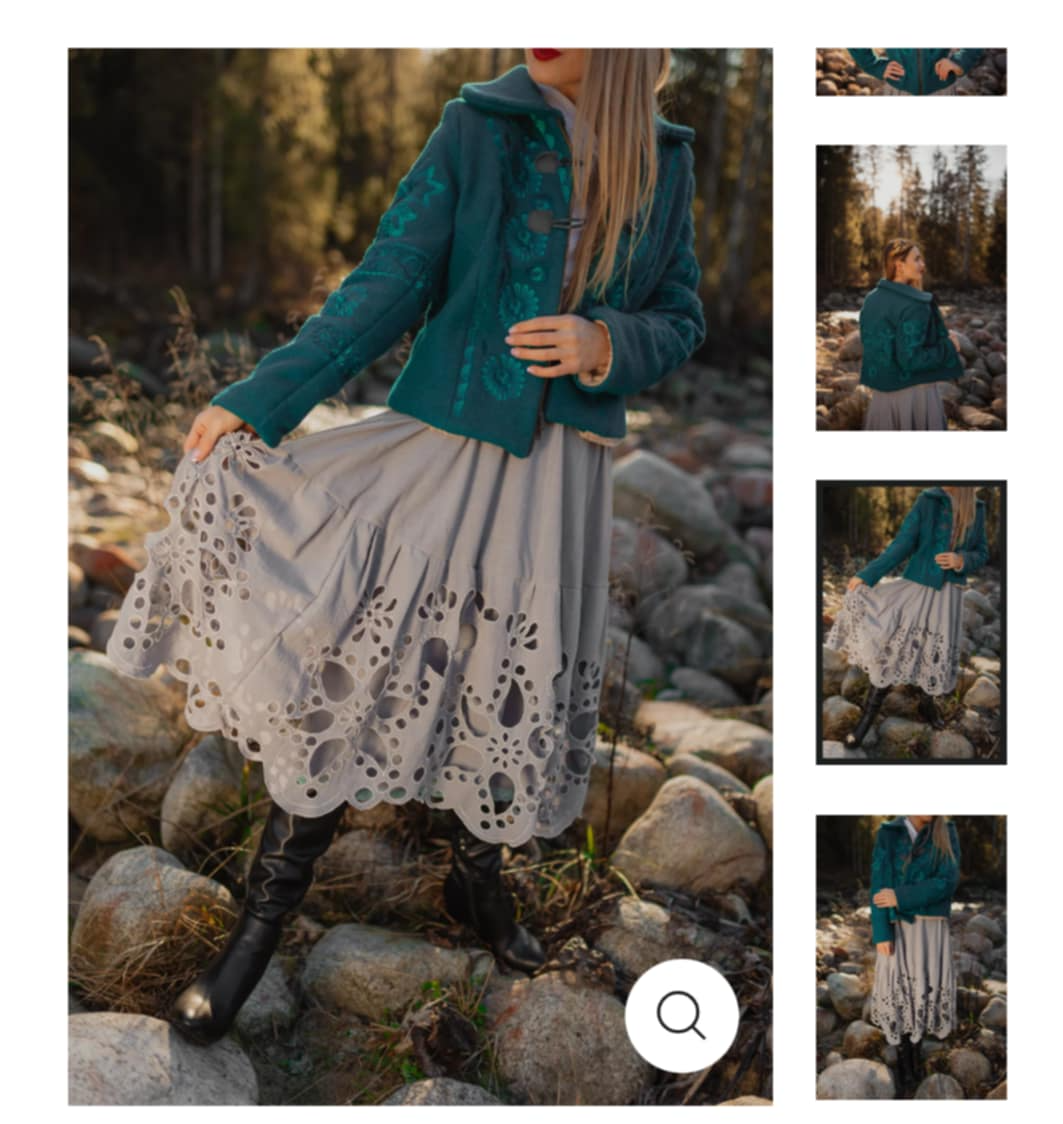 Vyšívaný kabátik zn. Jaroslava Wurll Kocanová - 2